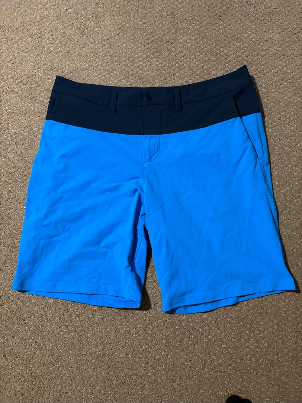 lululemon athletica Men’s Athletic Shorts in Blue and Black